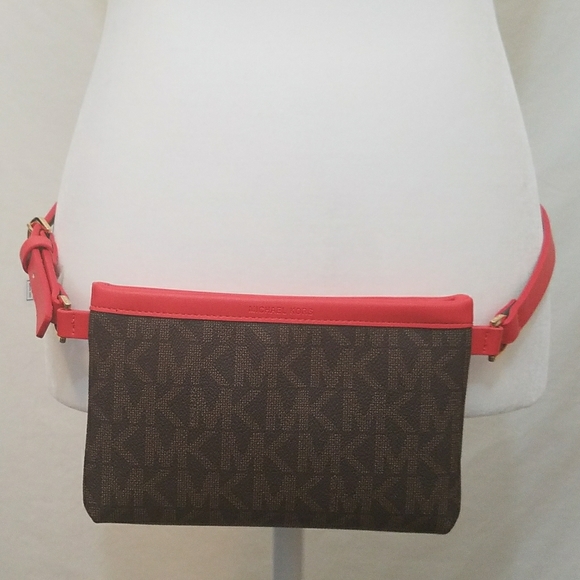 red michael kors fanny pack